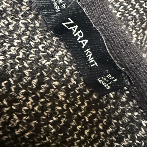 Zara Black and Gray Checkered Knit Jumpsuit🪻 - Picture 5 of 6